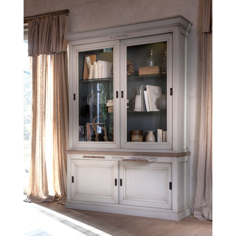 Bibliothèque 2 portes coulissantes - Bérangère