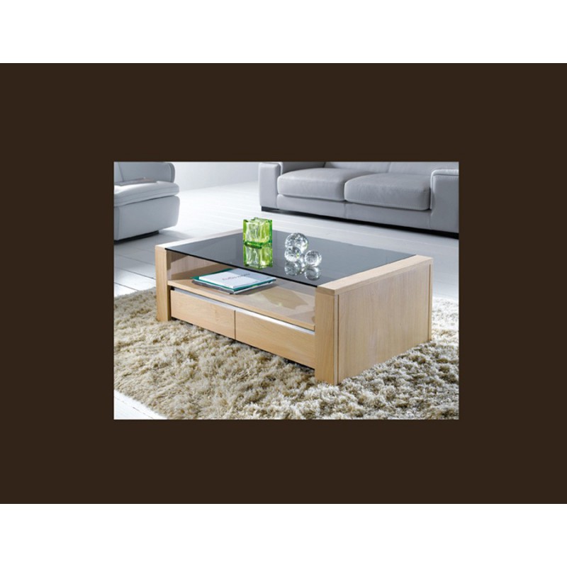Table basse rectangulaire chêne massif - Yucca