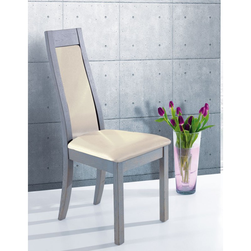 Chaise assise skai - Ceram