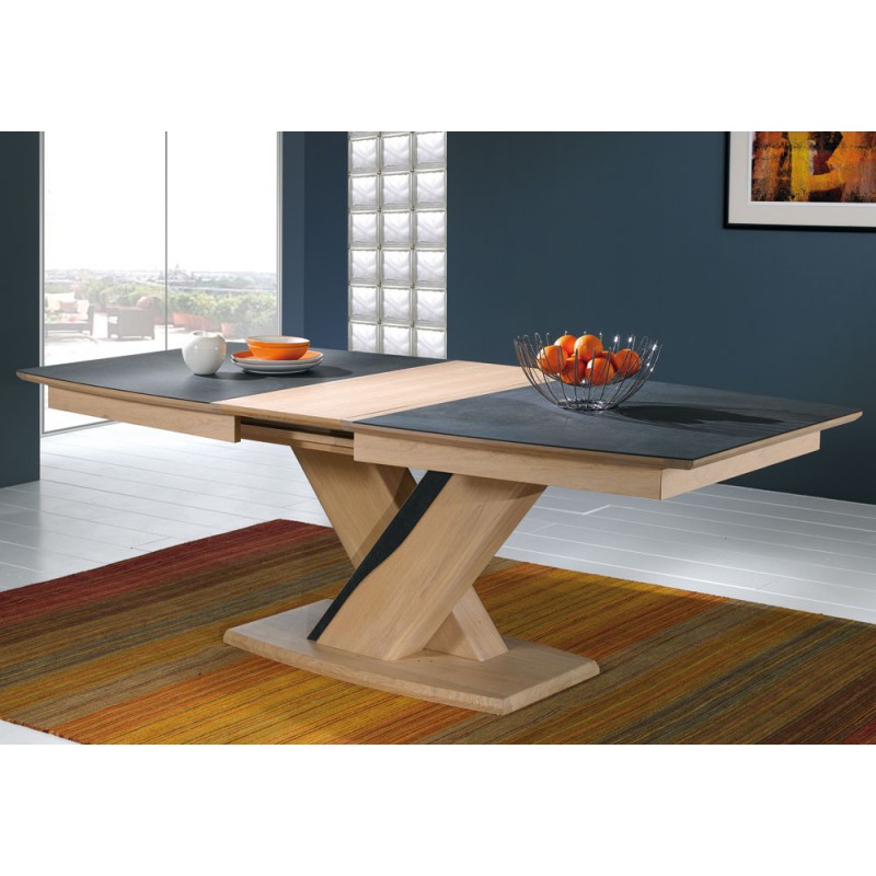 Table tonneau plateau céramique - Ceram