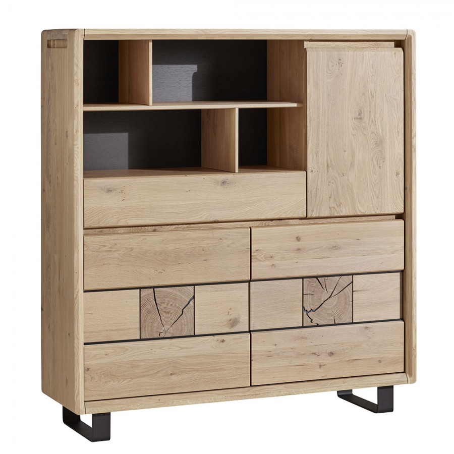 BAHUT HAUT EDEN 3 PORTES 1 TIROIR ET 1 NICHE 2
