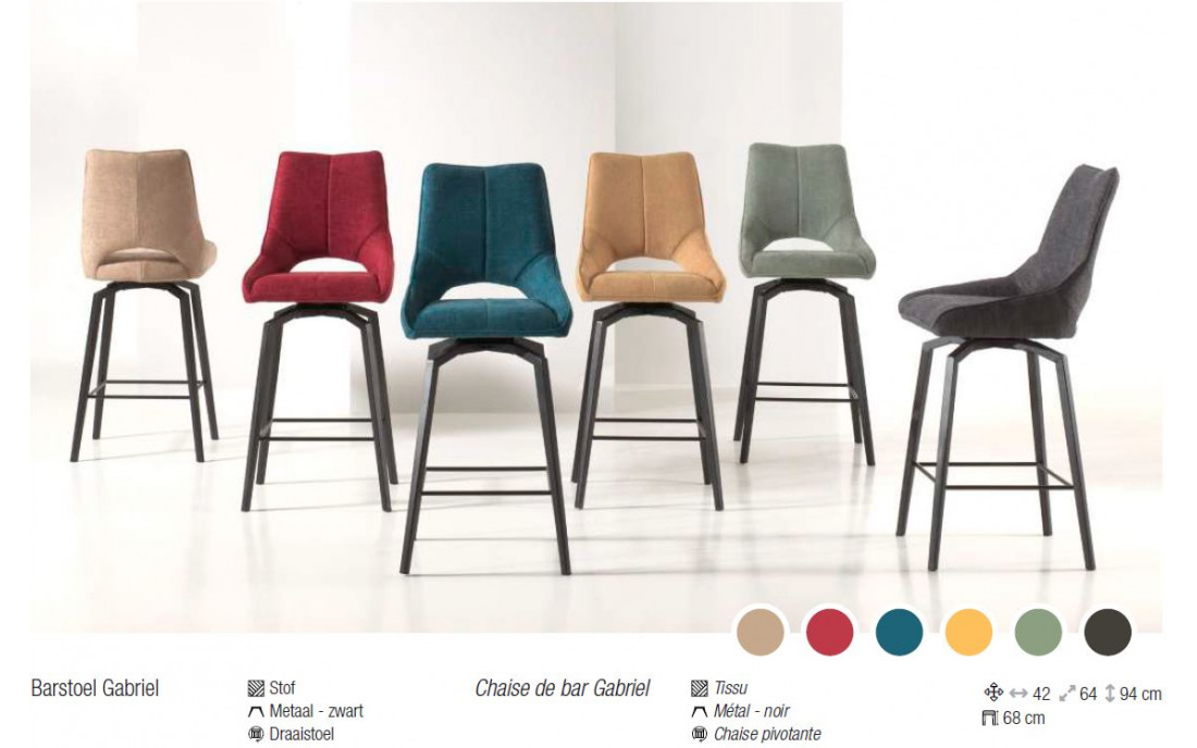 Chaise de bar - Gabriel