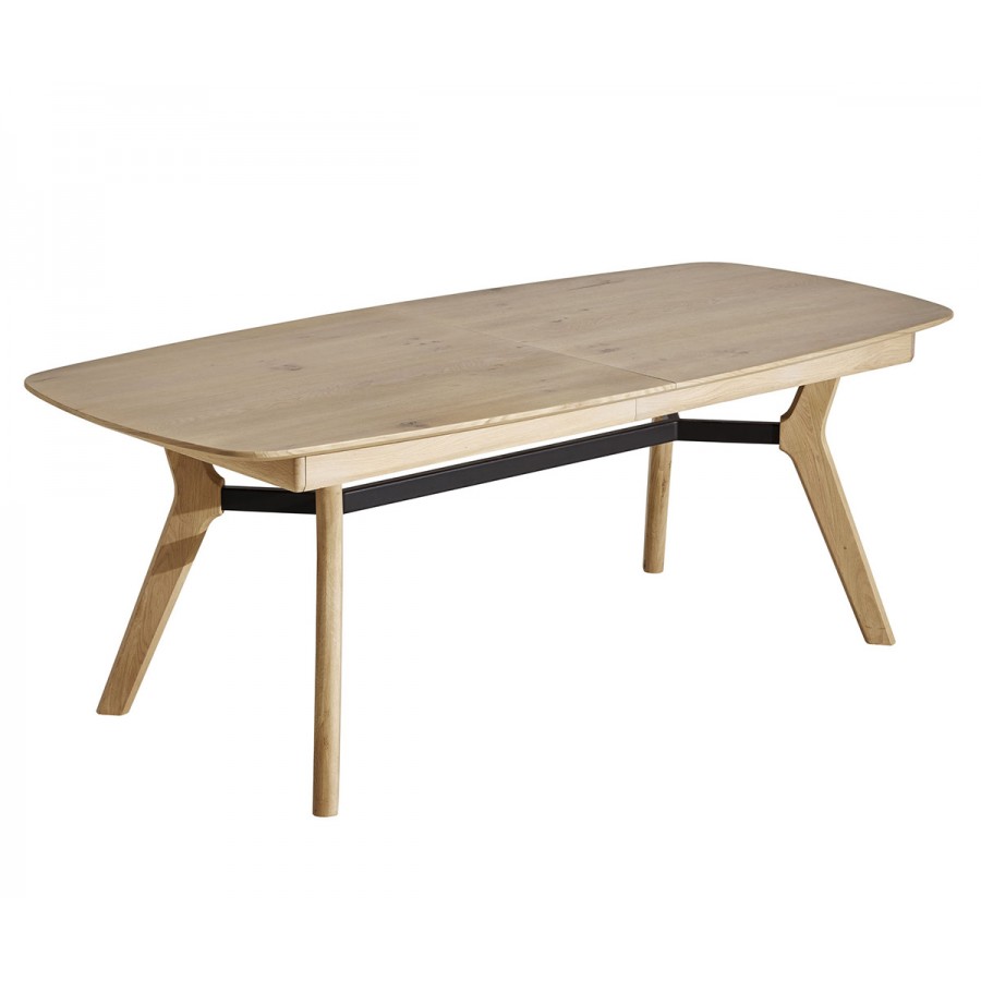 TABLE DE SÉJOUR EDEN CHÊNE ET MÉTAL 2