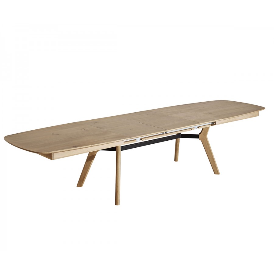 TABLE DE SÉJOUR EDEN CHÊNE ET MÉTAL 3