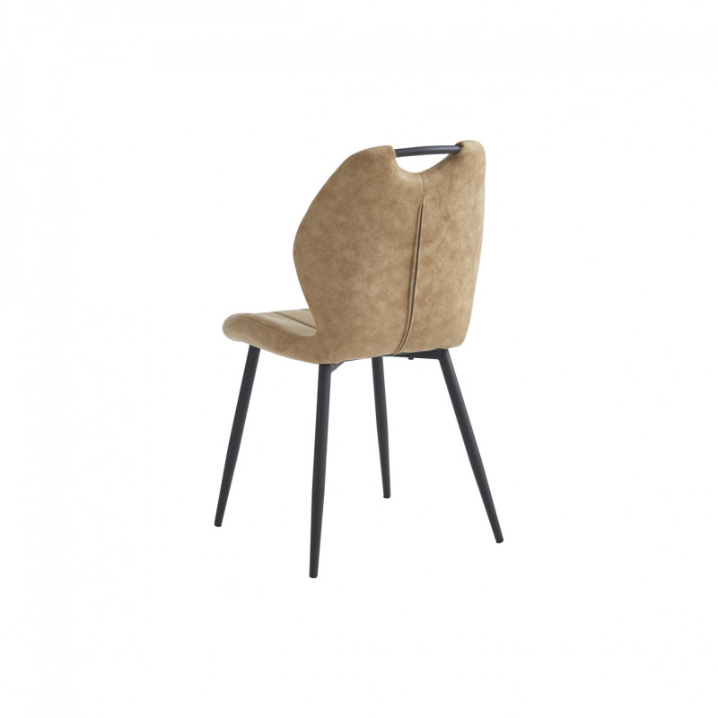 Chaise 1781 camel – Ascot – Meubles Leclerc Lodève