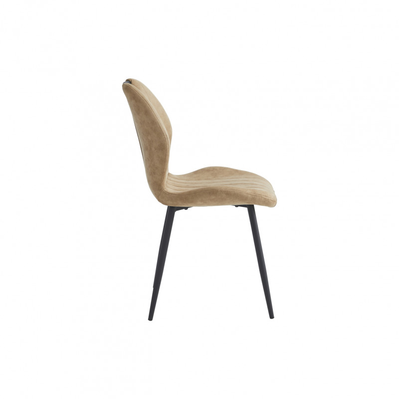 Chaise 1781 camel – Ascot – Meubles Leclerc Lodève
