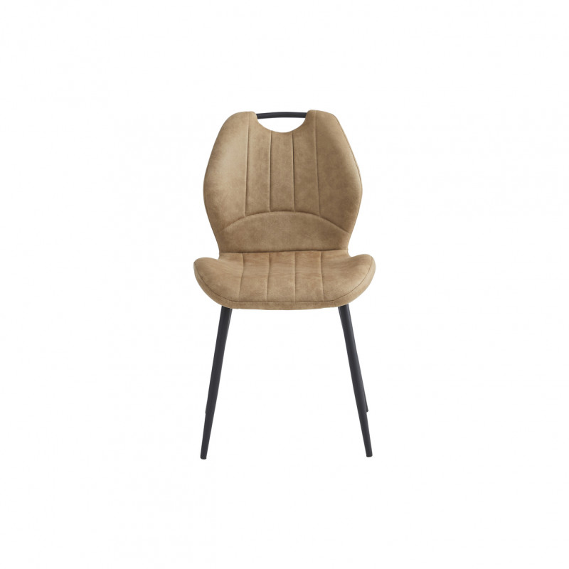 Chaise 1781 camel – Ascot – Meubles Leclerc Lodève