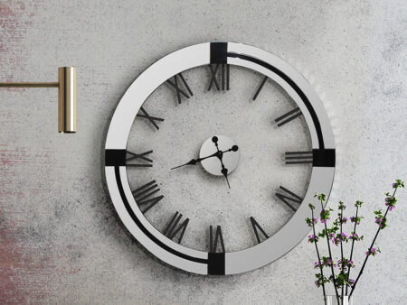 KAIROS – Horloge murale miroir Ø 88