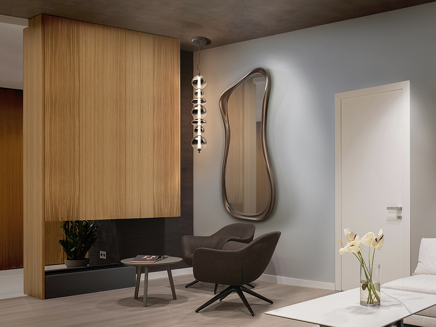 GINA – Grand miroir bronze foncé – Image 2
