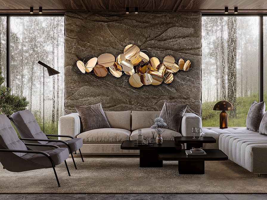 SERENITY – Sculpture murale or rose – Image 2