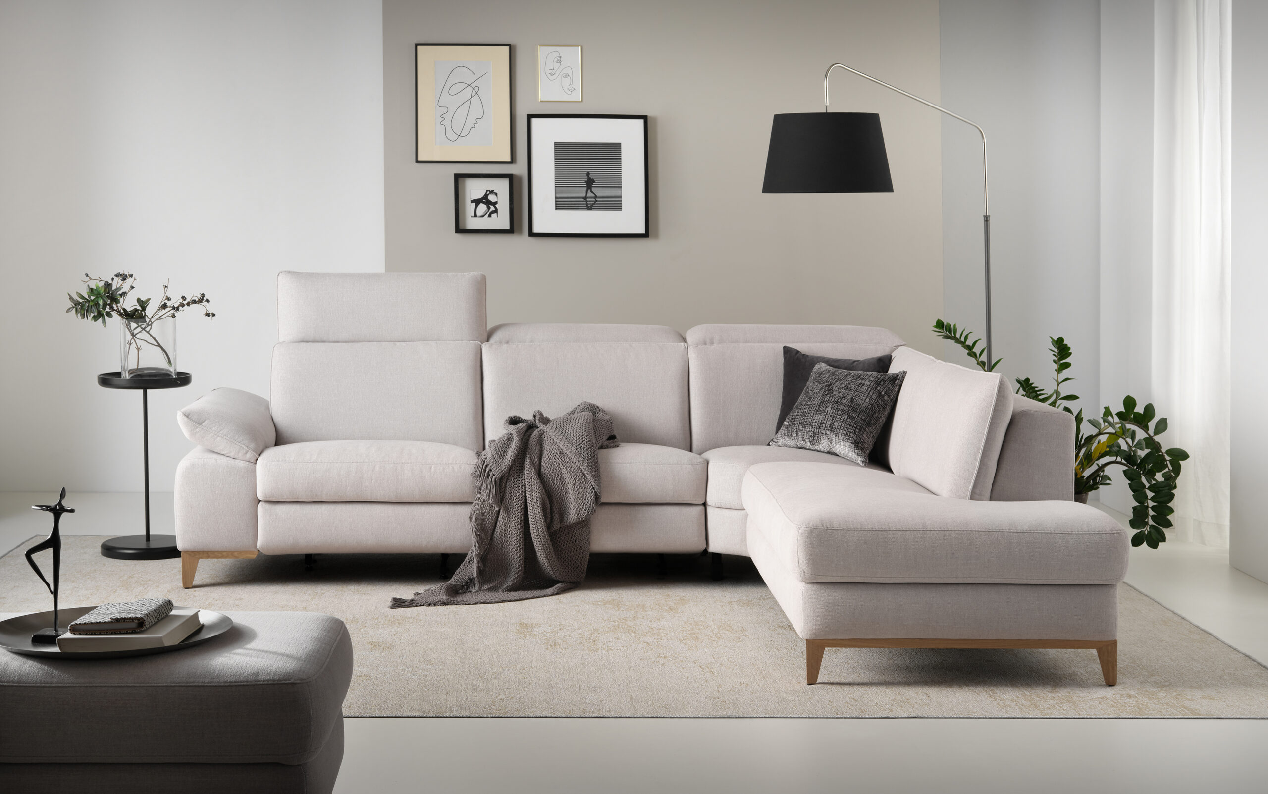Canapé relax électrique COLUMBIA – ROM – Meubles Leclerc Lodève