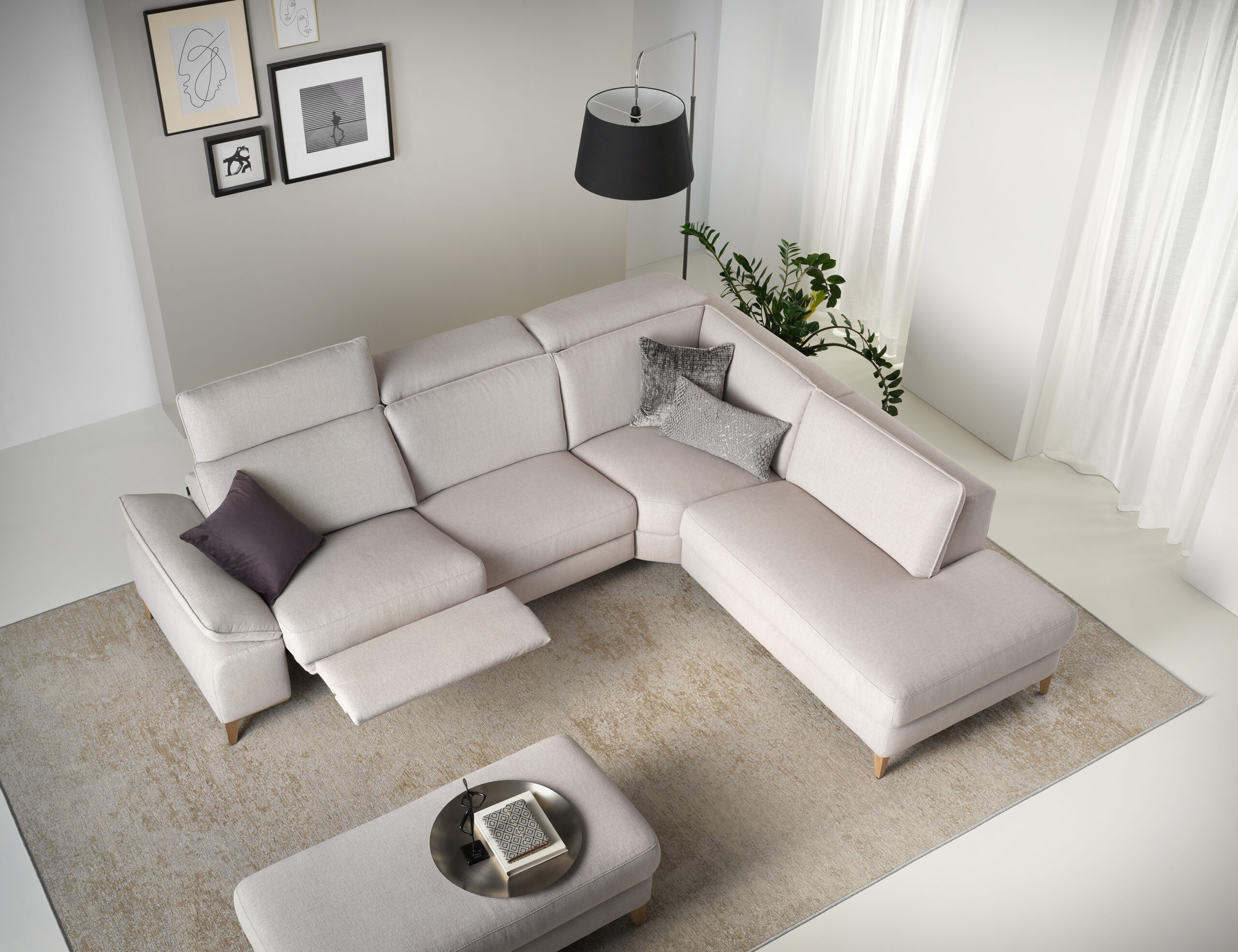Canapé relax électrique COLUMBIA – ROM – Meubles Leclerc Lodève