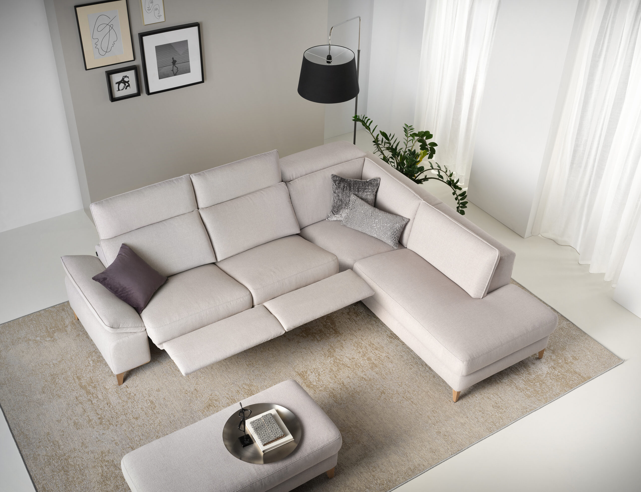 Canapé relax électrique COLUMBIA – ROM – Meubles Leclerc Lodève