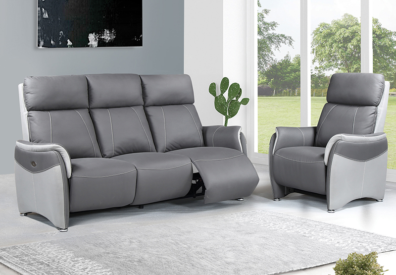 Canapé relax électrique COMPLICE 3 places – Centrelec – Meubles Leclerc Lodève