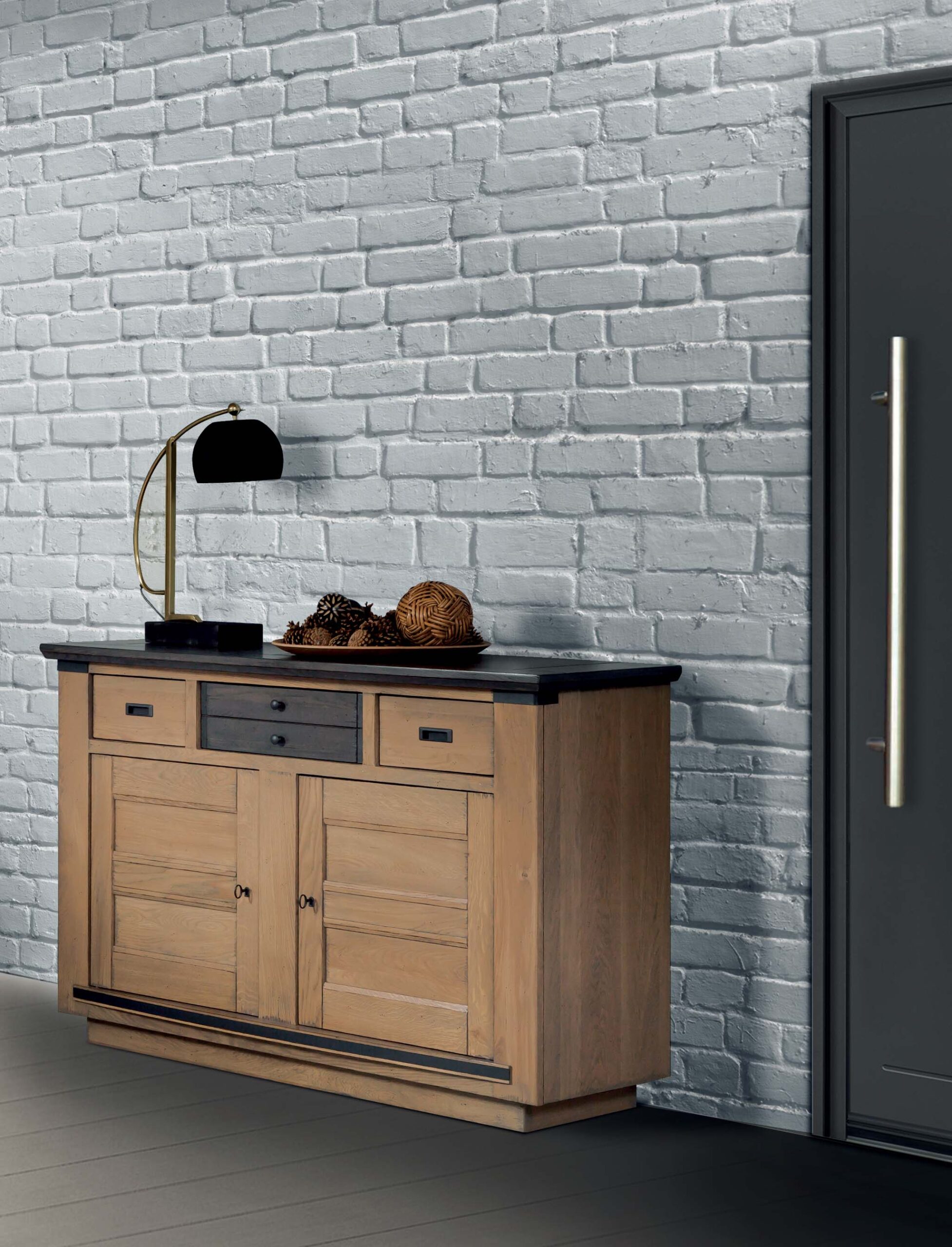 MAGELLAN – Bahut 2 portes 3 tiroirs (MA423) – vue 2