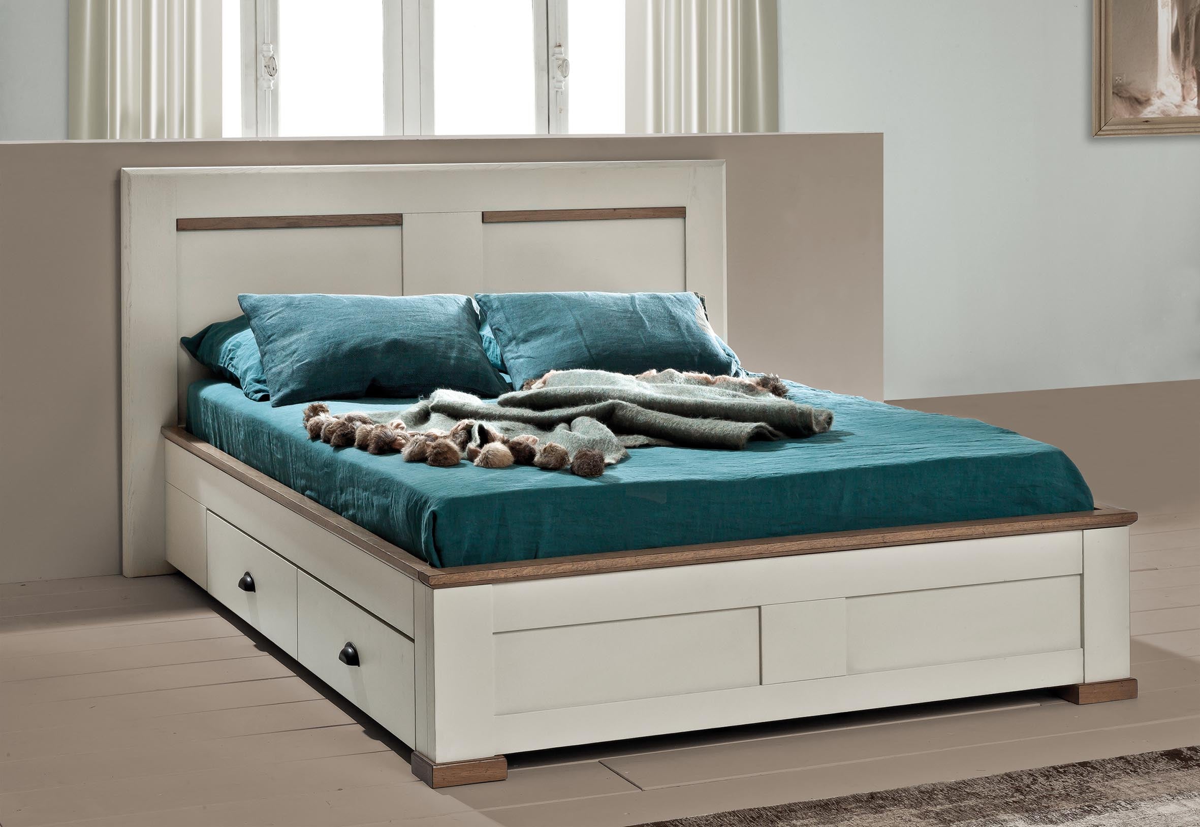 ROMANCE – Lit 2 tiroirs (RO1620T)