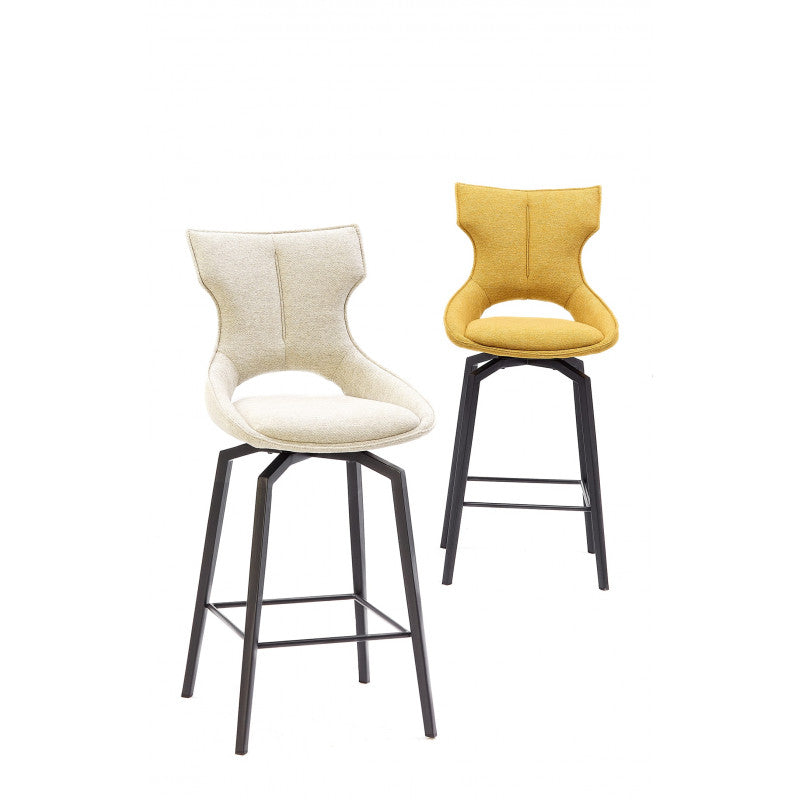 Chaise de bar pivotante CAMILLE – Lievens – Meubles Leclerc Lodève