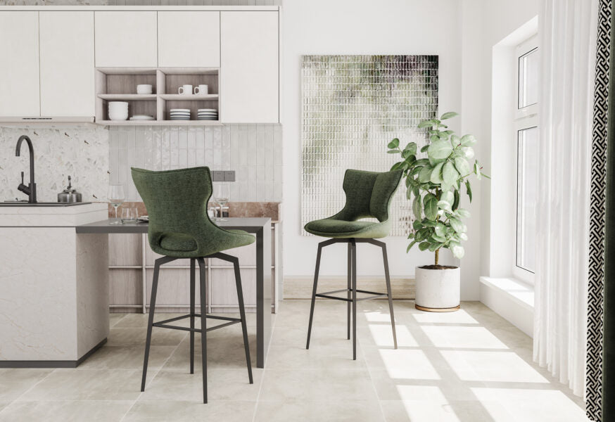 Chaise de bar pivotante CAMILLE – Lievens – Image 2