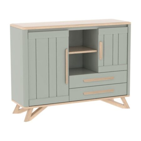 ALVA – Meuble d'appui 2 portes 1 tiroir 1 niche (AL921A)