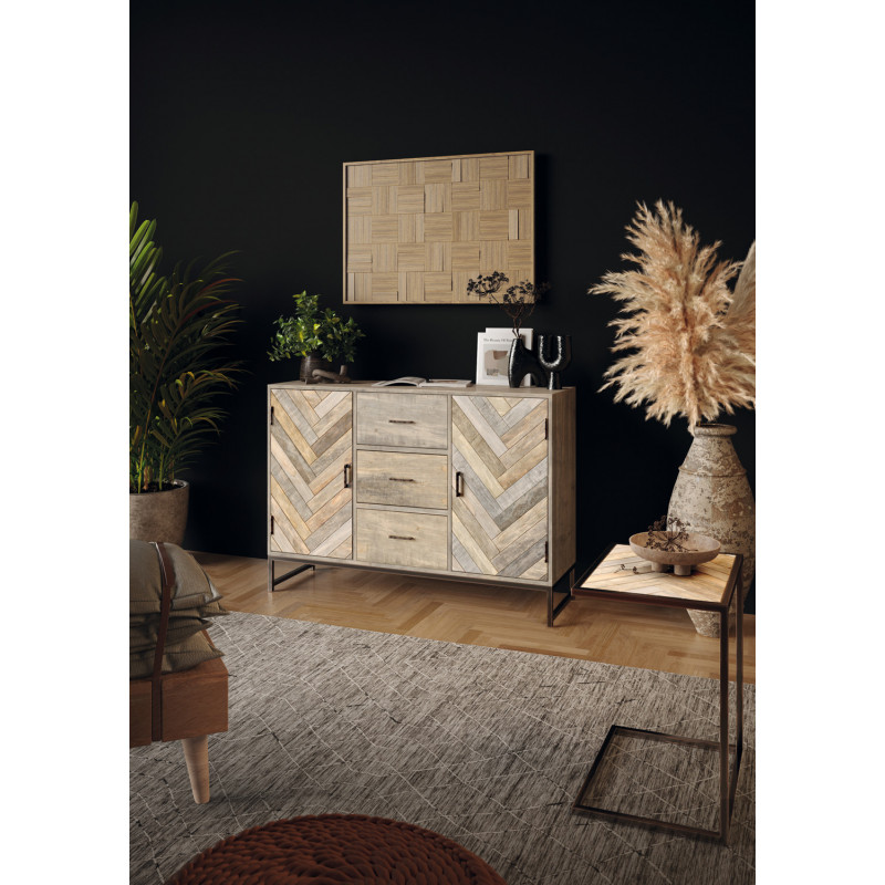 Bahut 2 portes 3 tiroirs 3514 – Ascot