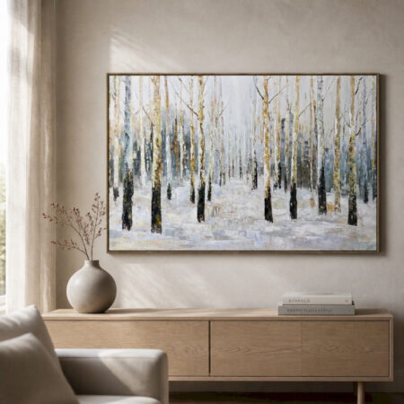 QUADDRO – Toile « Arbres » 120 × 80