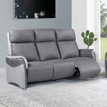 Canapé relax électrique COMPLICE 3 places – Centrelec – Meubles Leclerc Lodève
