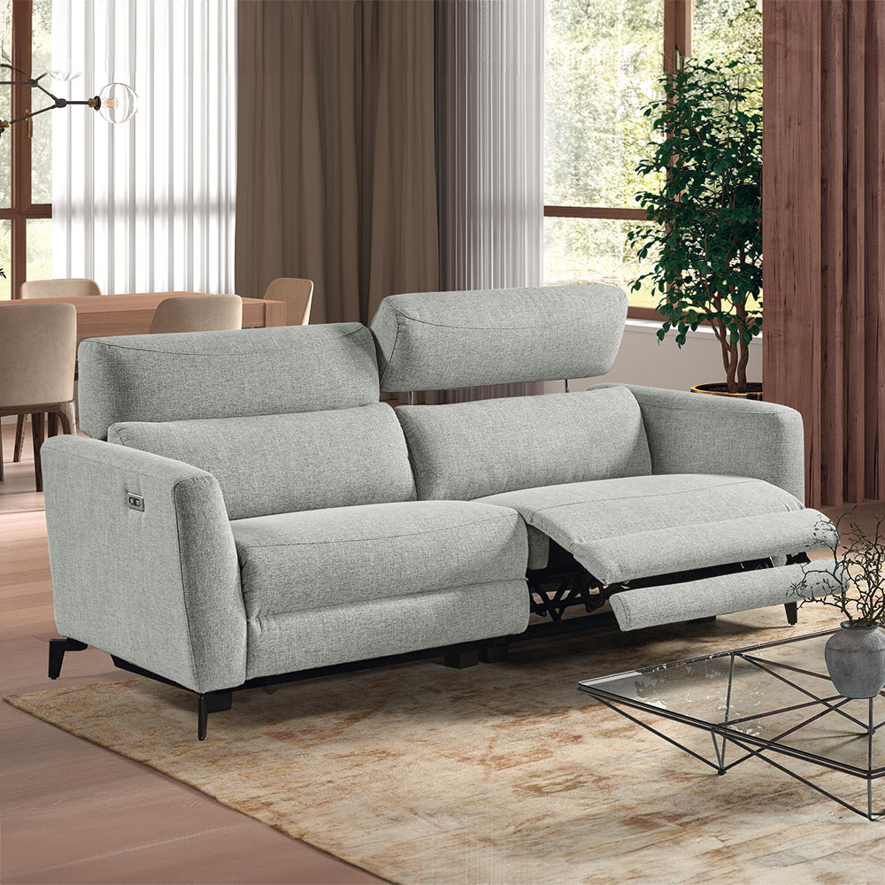 Canapé relax électrique BOMBAY 3 places – Chitra – Meubles Leclerc Lodève