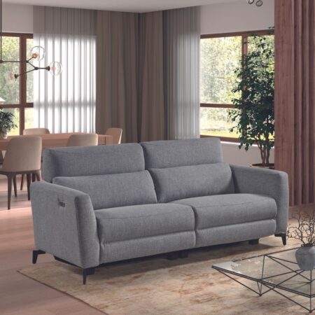 Canapé relax électrique BOMBAY 3 places – Chitra – Meubles Leclerc Lodève