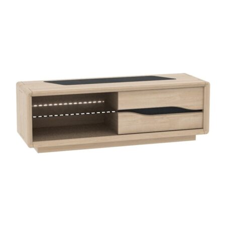 CERAM – Meuble TV 1 porte coulissante et 1 niche grand modèle (CE810GM)