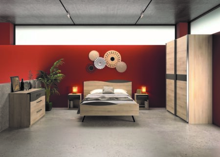 Lit WAVE 160x200 – Minet – Meubles Leclerc Lodève