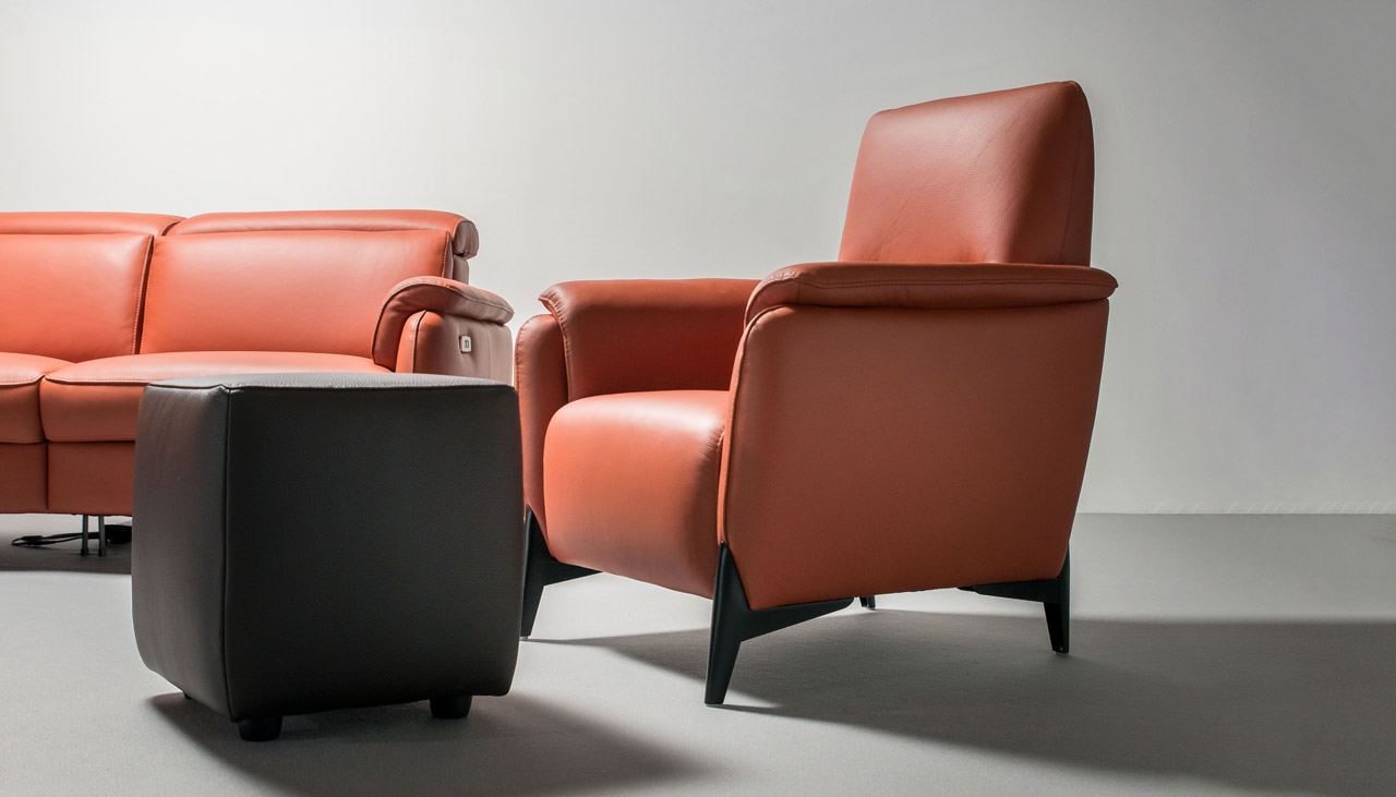 DENIS – Fauteuil relax électrique cuir