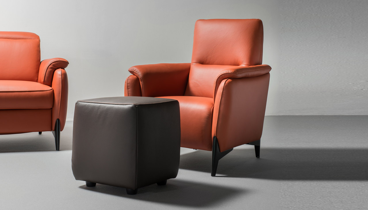 DENIS – Fauteuil relax électrique cuir – Meubles Leclerc Lodève