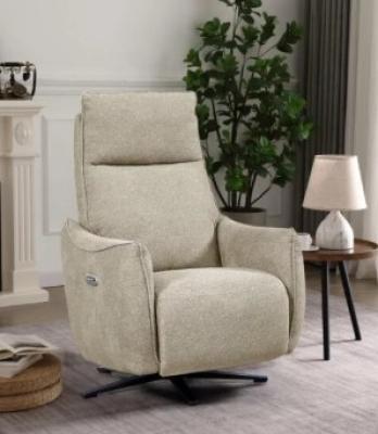 Fauteuil relax électrique pivotant PEPPO – Easy Comfort – Meubles Leclerc Lodève