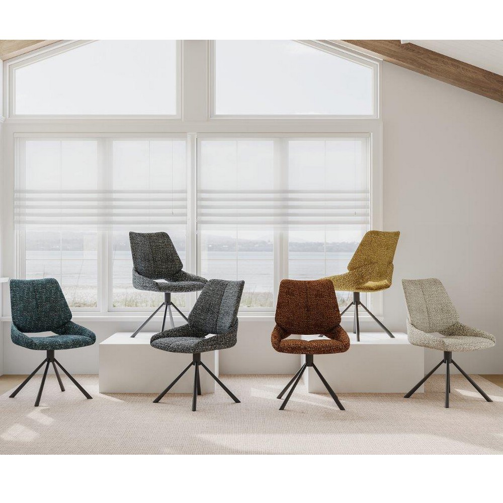 Chaise pivotante FREDO – Lievens – Meubles Leclerc Lodève