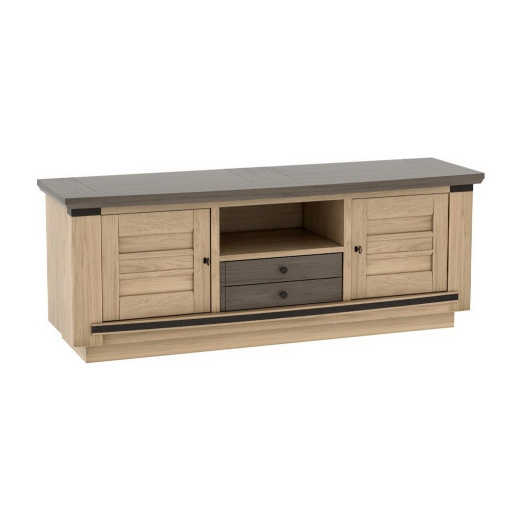 MAGELLAN – Meuble TV 2 portes 1 tiroir 1 niche (MA821)
