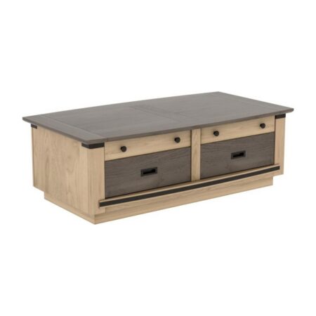 MAGELLAN – Table basse 2 tiroirs va et vient (MATB1267)