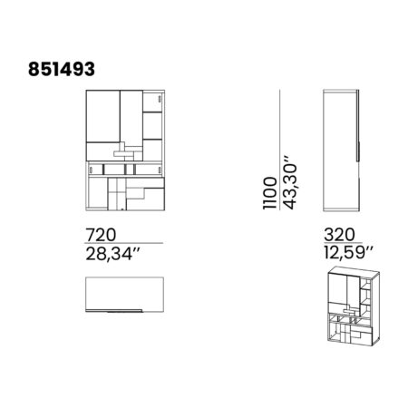 Module mural WEMBLEY F30 – Animovel