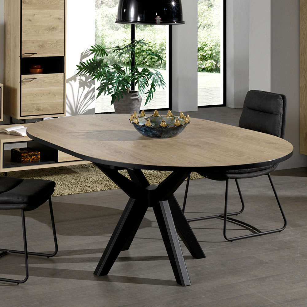 Table ovale GLOBAL à allonges – Lievens